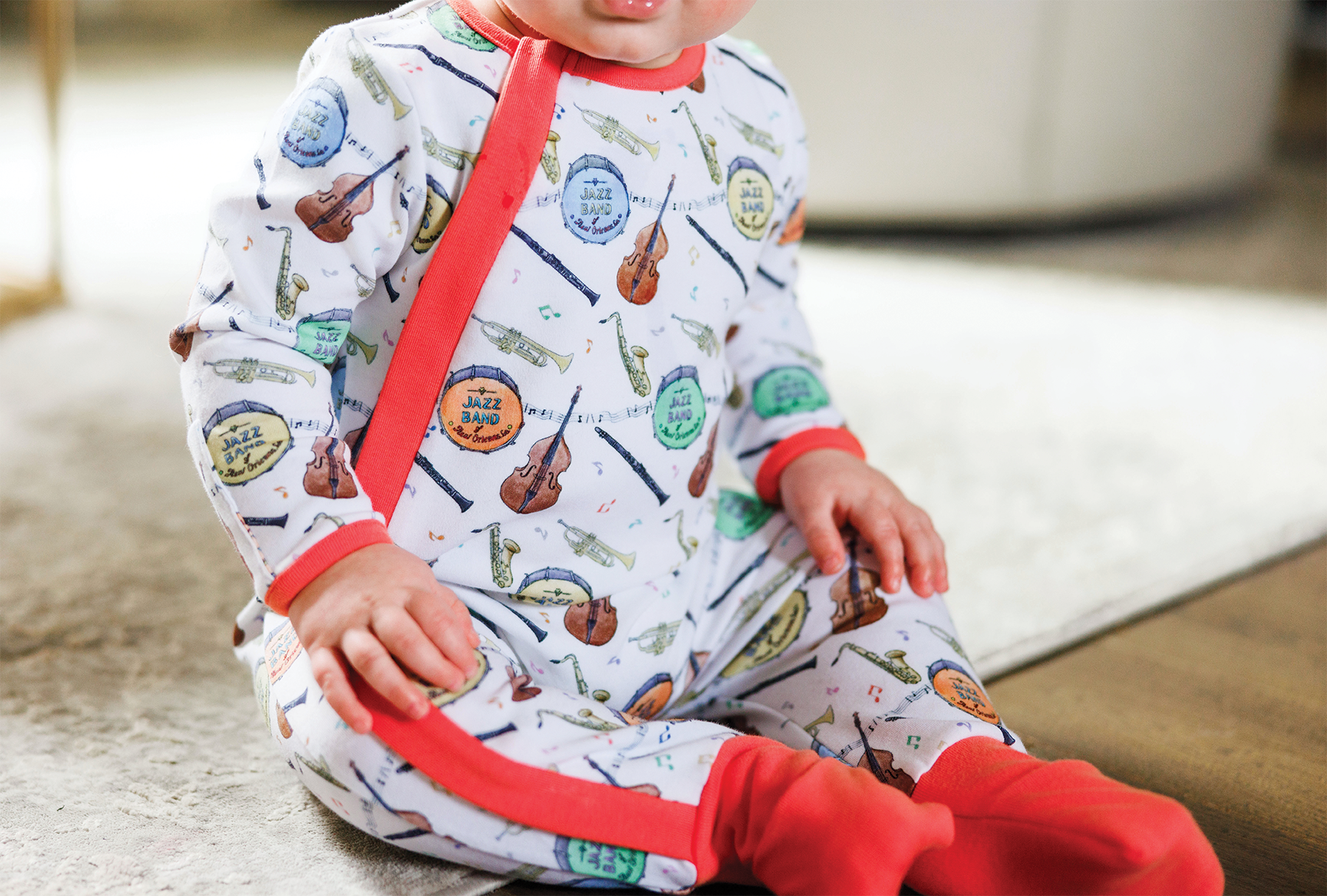 Jazz Festin' Organic Cotton Pajama Set