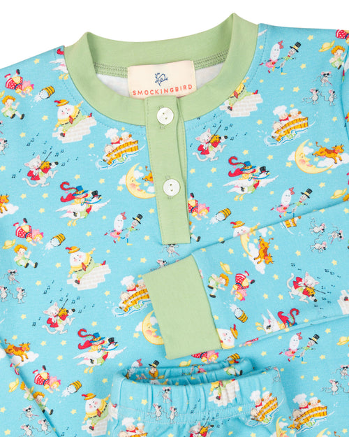 Bedtime Stories Knit Pajama Set-FINAL SALE