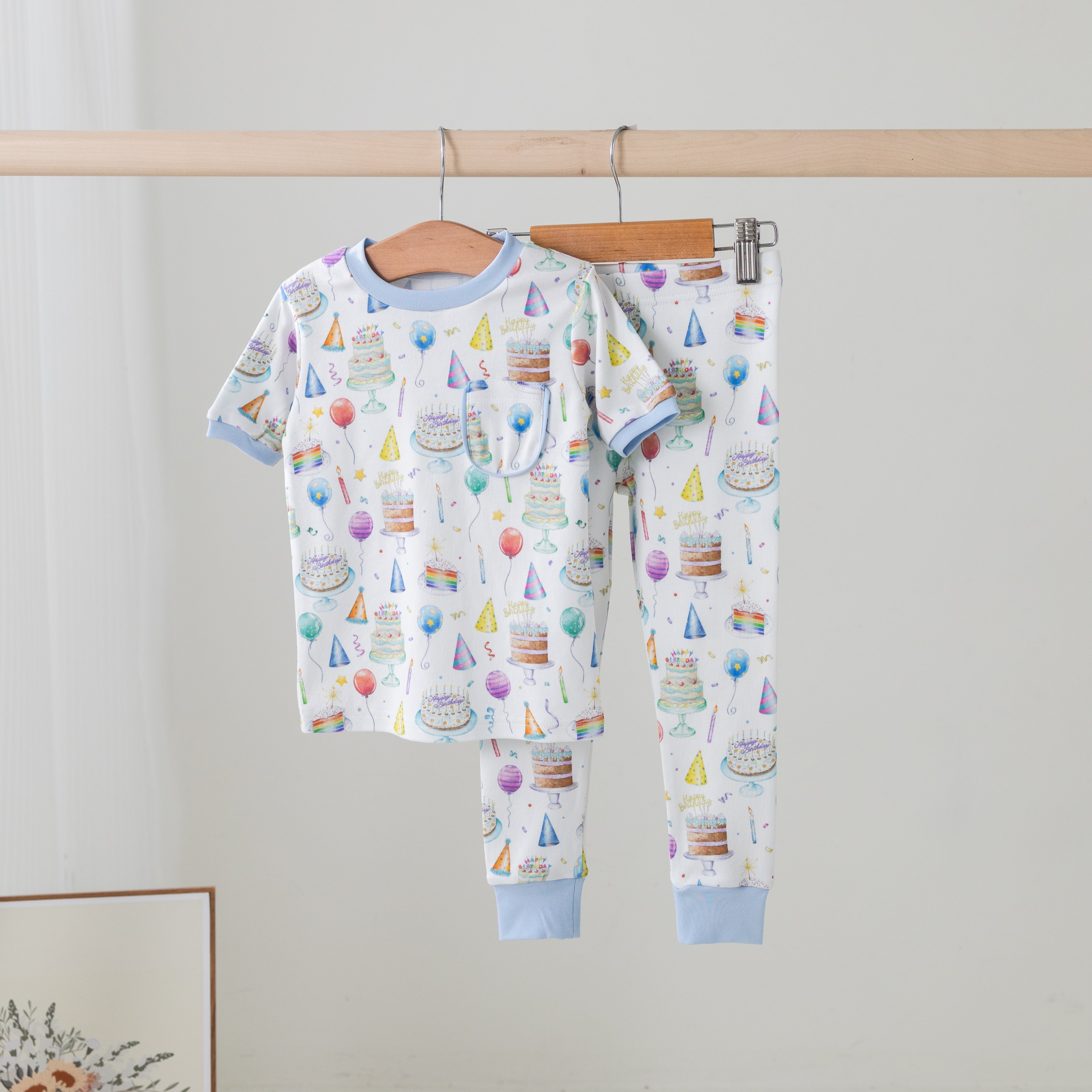 Happy Birthday Organic Cotton Pajama Set