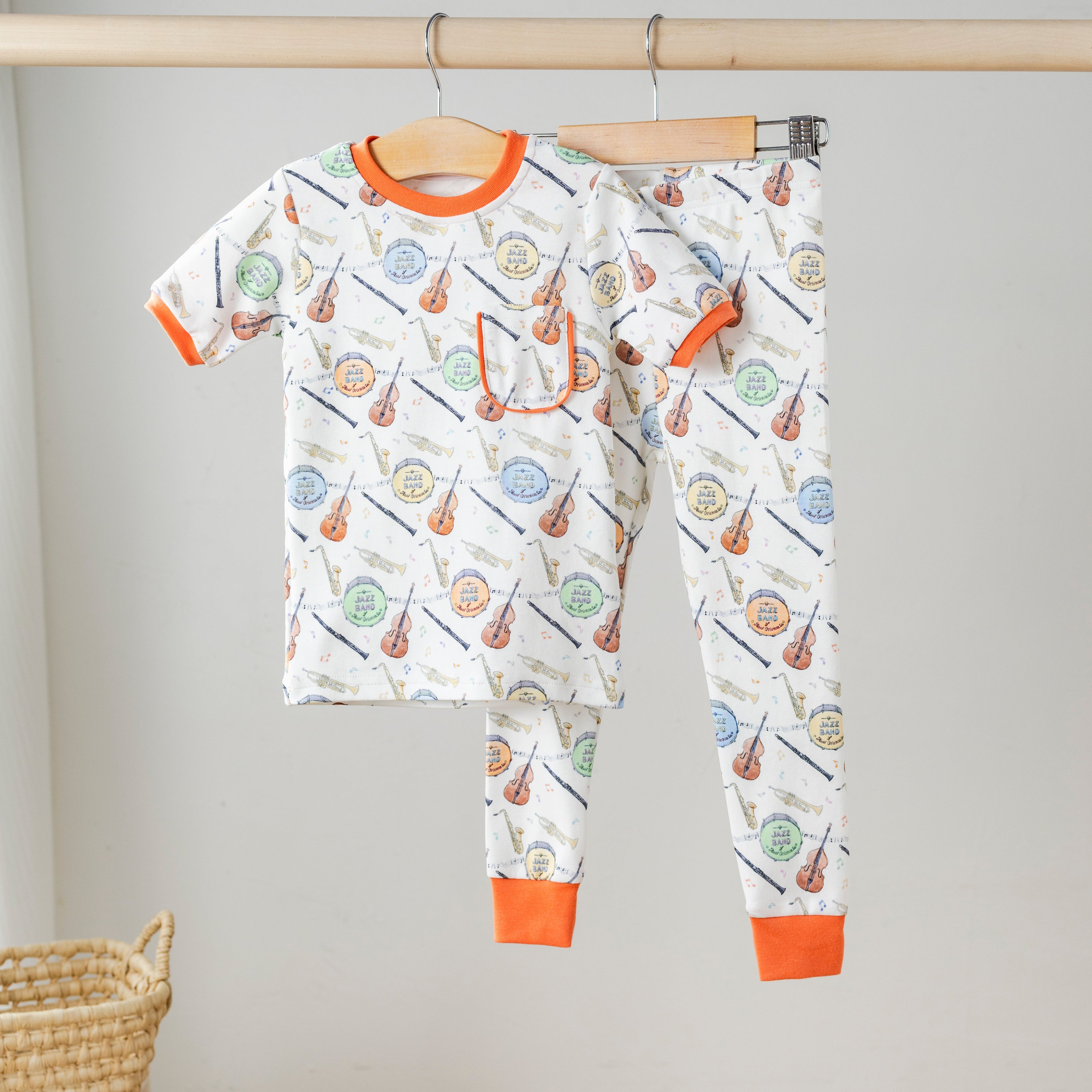 Jazz Festin' Organic Cotton Pajama Set