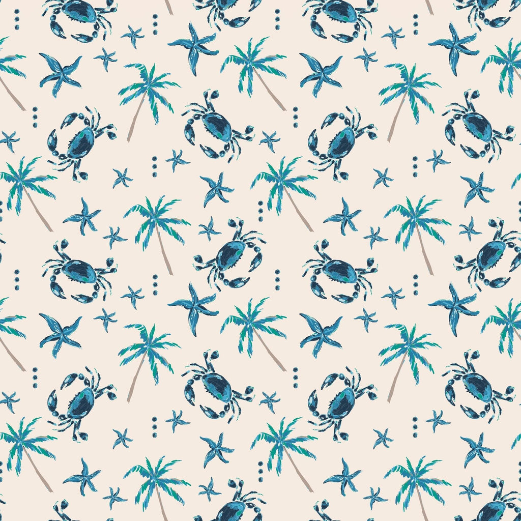 Blue Crabs Summer Pajama Set